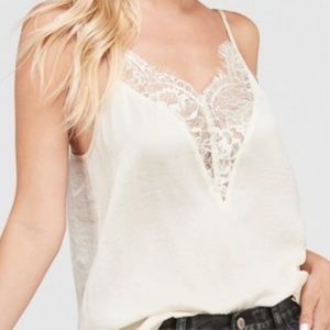 Satin Lace Cami
